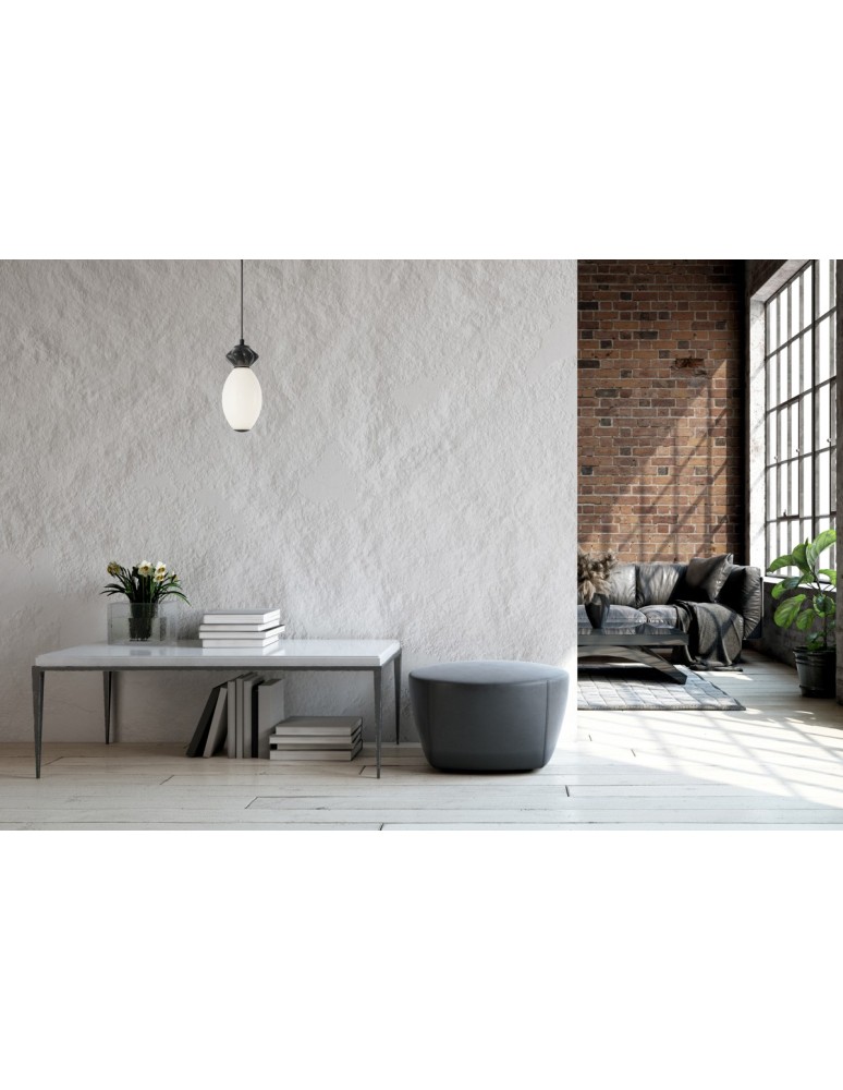 Single pendant lamps - Italux Balos LED Pendant 7W 3000K 760 lm Matte Black PND-94921-1B-BK - product kolory-swiatla.pl 2