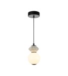 Single pendant lamps - Italux Balos Pendant LED 5W 3000K 550 lm Matte Black PND-94921-1A-BK - product 1