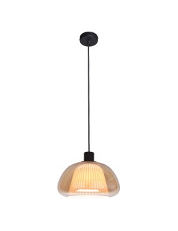Italux Apiro Pendant 1xE27 Black PND-84638-BK-AMB