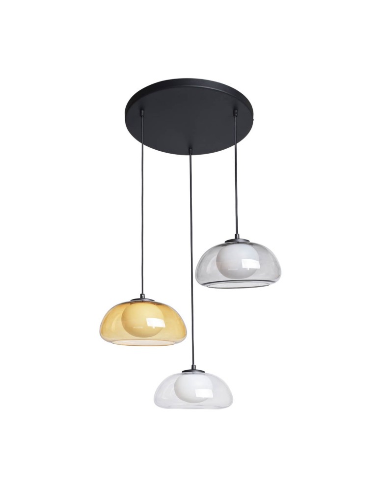 Italux Ainale Wisząca 3xG9 Czarny PND-54637-3-BK-SG