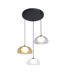 Italux Ainale Wisząca 3xG9 Czarny PND-54637-3-BK-SG