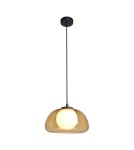 Single pendant lamps - Italux Ainale Pendant 1xG9 Black PND-54637-1-BK-YLL - product 1