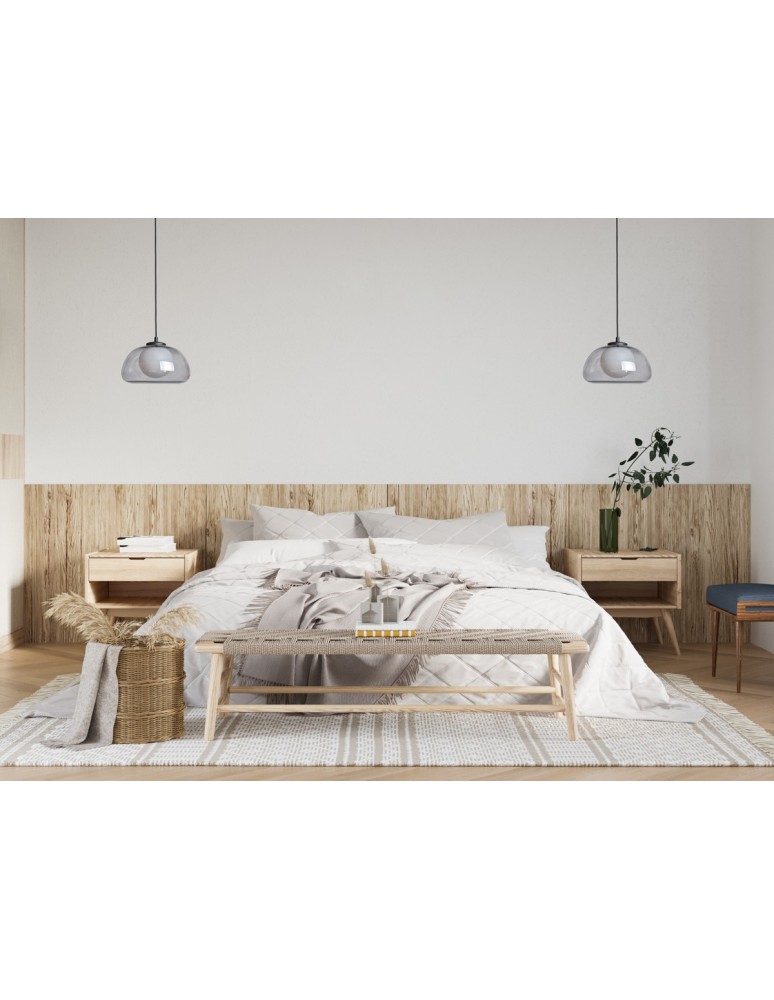 Italux Ainale Wisząca 1xG9 Czarny PND-54637-1-BK-SG