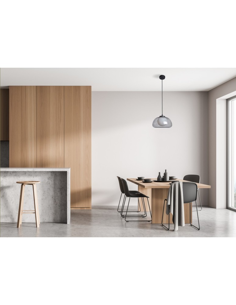 Single pendant lamps - Italux Ainale Pendant 1xG9 Black PND-54637-1-BK-SG - product kolory-swiatla.pl 2