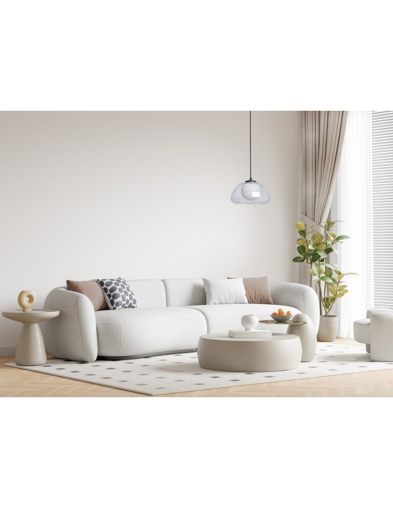 Italux Ainale Wisząca 1xG9 Czarny PND-54637-1-BK-CL