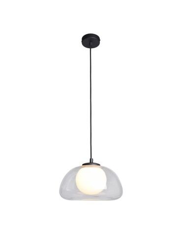 Italux Ainale Wisząca 1xG9 Czarny PND-54637-1-BK-CL