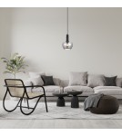 Italux Stabla Wisząca 1xE27 Czarny PND-30084-1-BK-SG