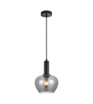 Italux Stabla Wisząca 1xE27 Czarny PND-30084-1-BK-SG