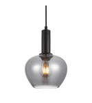 Italux Stabla Wisząca 1xE27 Czarny PND-30084-1-BK-SG