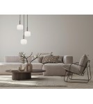 Italux Penzi Wisząca 3xE27 Srebrny PND-31981-3S-SC-WH