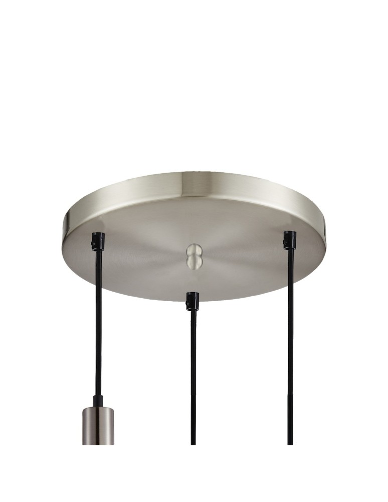 Triple pendant lamps - Italux Penzi Pendant 3xE27 Silver PND-31981-3S-SC-WH - product kolory-swiatla.pl 3