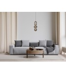 Italux Nico Wisząca LED 3000K 363lm Czarny, antyczny mosiądz, złoty PND-8545-3-AB-SG