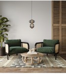 Single pendant lamps - Italux Nico LED Pendant 3000K 236lm Black, antique brass, gold PND-8545-2B-AB-SG - product 2