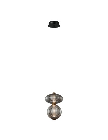 Italux Nico LED Pendant 3000K 236lm Black, antique brass, gold PND-8545-2B-AB-SG