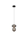 Italux Nico LED Pendant 3000K 236lm Black, antique brass, gold PND-8545-2B-AB-SG
