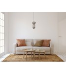 Single pendant lamps - Italux Nico LED Pendant 3000K 294lm Black, antique brass, gold PND-8545-2A-AB-SG - product 2