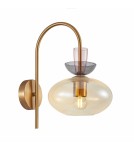 Designer wall lamps - Italux Fanda Wall lamp 1xE27 Gold WL-31882-1-GD-AMB - product 1