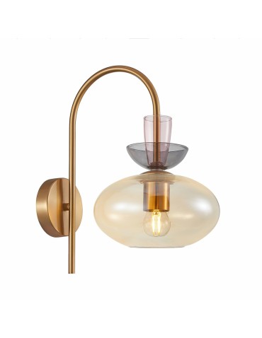 Italux Fanda Wall lamp 1xE27 Gold WL-31882-1-GD-AMB
