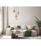 Triple pendant lamps - Italux Fanda Pendant 3xE27 Gold PND-31882-3A-GD-AMB - product 2