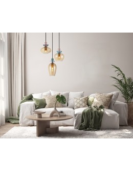 Italux Fanda Wisząca 3xE27 Złoty PND-31882-3A-GD-AMB - produkt 2