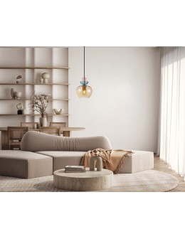 Italux Fanda Wisząca 1xE27 Złoty PND-31882-1-GD-AMB - produkt 2