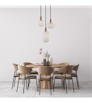 Triple pendant lamps - Italux Della Pendant 3xE27 Gold PND-31982-3-GD - product 2