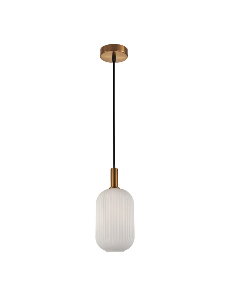 Single pendant lamps - Italux Della Pendant 1xE27 Gold PND-31982-1A-GD - product kolory-swiatla.pl 1