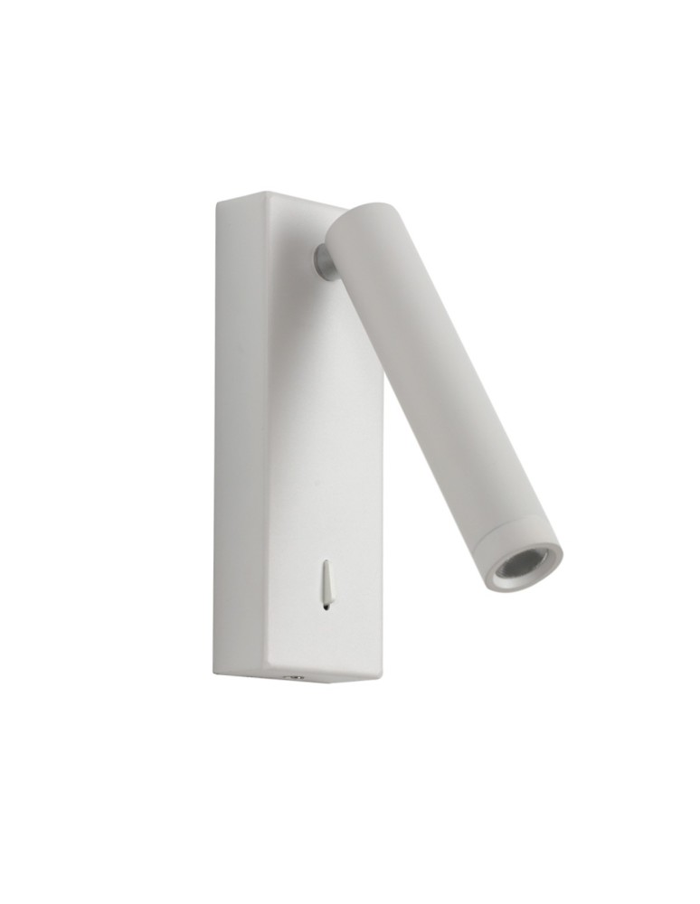 Wall lamps for bedrooms - Italux Cali Wall lamp 3000K 153lm Sandblasted black WL-21017-WH - product kolory-swiatla.pl 2