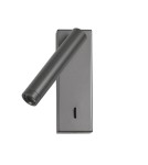 Wall lamps for bedrooms - Italux Cali Wall lamp 3000K 153lm Grey WL-21017-GR - product 1