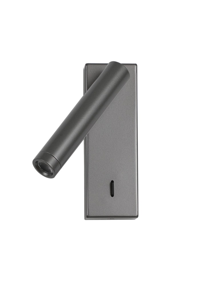 Wall lamps for bedrooms - Italux Cali Wall lamp 3000K 153lm Grey WL-21017-GR - product kolory-swiatla.pl 1