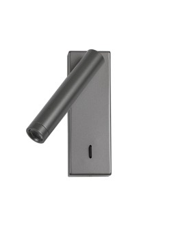 Italux Cali Kinkiet 3000K 153lm Szary WL-21017-GR