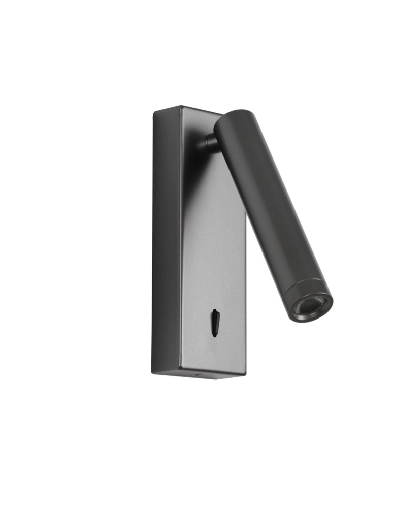 Wall lamps for bedrooms - Italux Cali Wall lamp 3000K 153lm Grey WL-21017-GR - product kolory-swiatla.pl 4