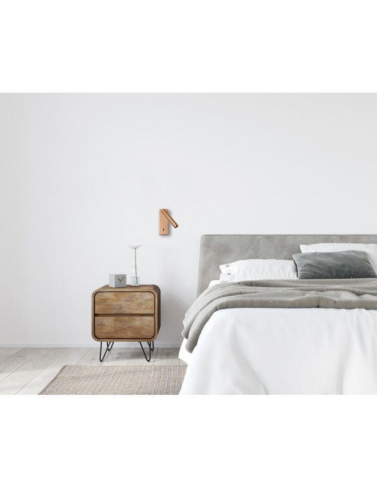 Wall lamps for bedrooms - Italux Cali Wall lamp 3000K 153lm Gold WL-21017-GD - product kolory-swiatla.pl 2