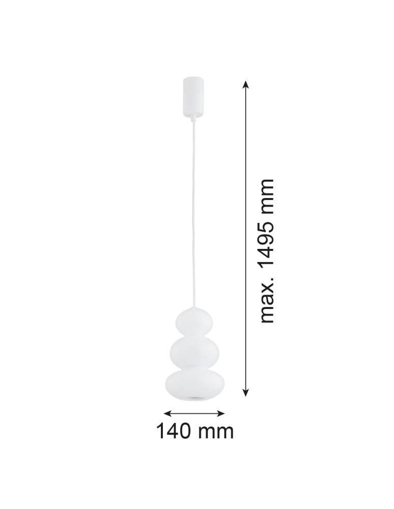 Argon ORLANDO  8824  GU10 (nie zawiera źródła światła) / 230V szkło, stal lakierowana