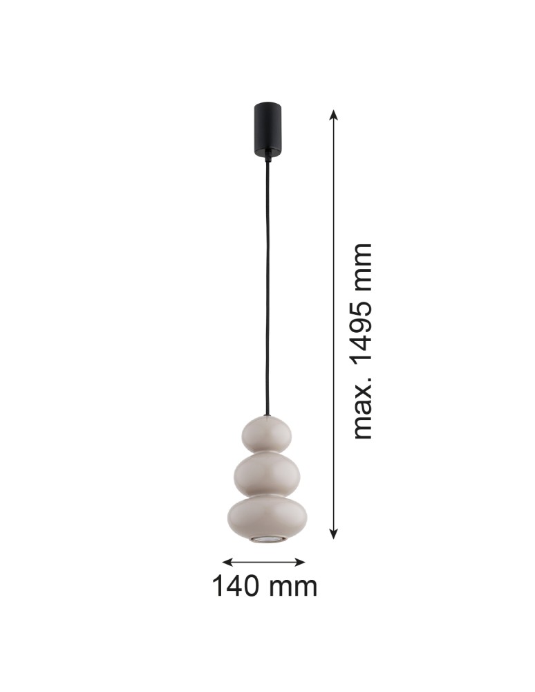 Argon ORLANDO  8825  GU10 (nie zawiera źródła światła) / 230V szkło, stal lakierowana
