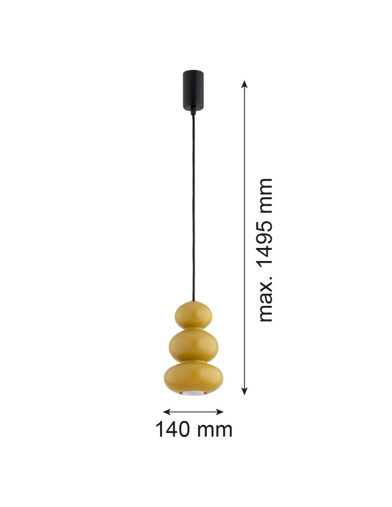 Argon ORLANDO 8826  GU10 (nie zawiera źródła światła) / 230V szkło, stal lakierowana