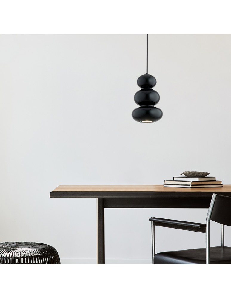 Single pendant lamps - Argon ORLANDO 8827 GU10 (light source not included) / 230V glass, painted steel - product kolory-swiatla.pl 4