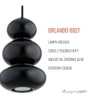 Single pendant lamps - Argon ORLANDO 8827 GU10 (light source not included) / 230V glass, painted steel - product 12