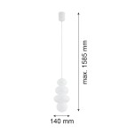 Single pendant lamps - Argon ORLANDO PLUS 8785 G9 (light source not included) / 230V glass, painted steel - product 13