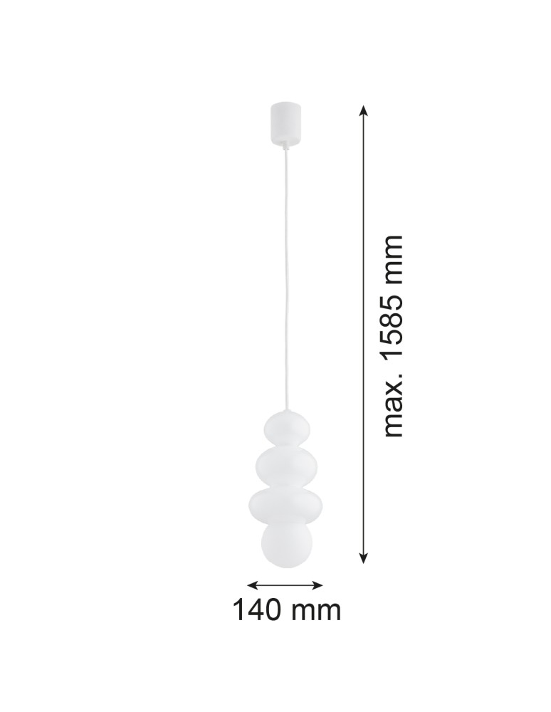 Argon ORLANDO PLUS 8785 G9 (nie zawiera źródła światła) / 230V szkło, stal lakierowana Argon ORLANDO PLUS 8785 G9 (nie zawiera źródła światła) / 230V szkło, stal lakierowana