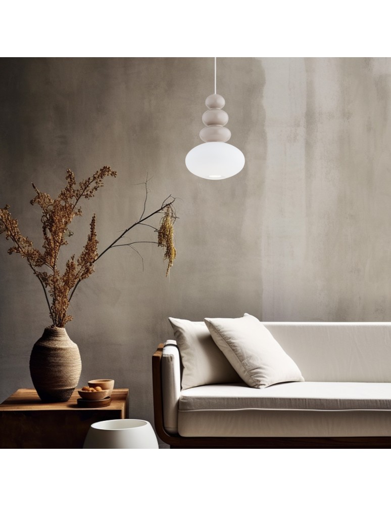 Single pendant lamps - Argon DIEGO 8819 GU10 (light source not included) / 230V glass, painted steel - product kolory-swiatla.pl 2