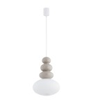 Single pendant lamps - Argon DIEGO 8819 GU10 (light source not included) / 230V glass, painted steel - product 8