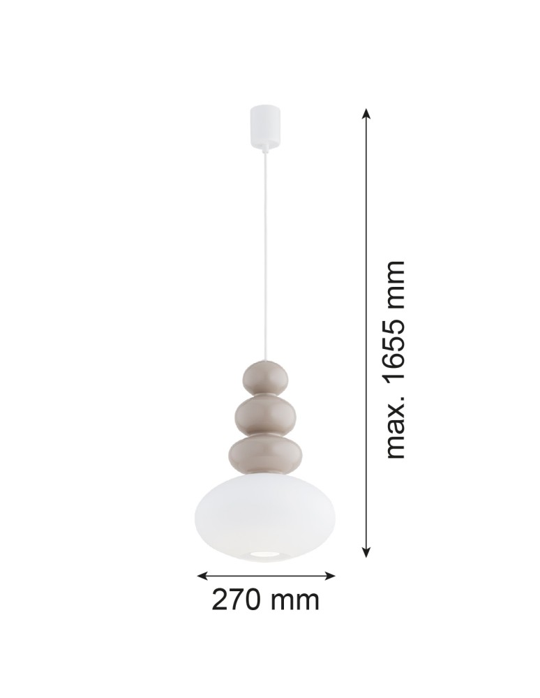 Argon DIEGO 8819  GU10 (nie zawiera źródła światła) / 230V szkło, stal lakierowana