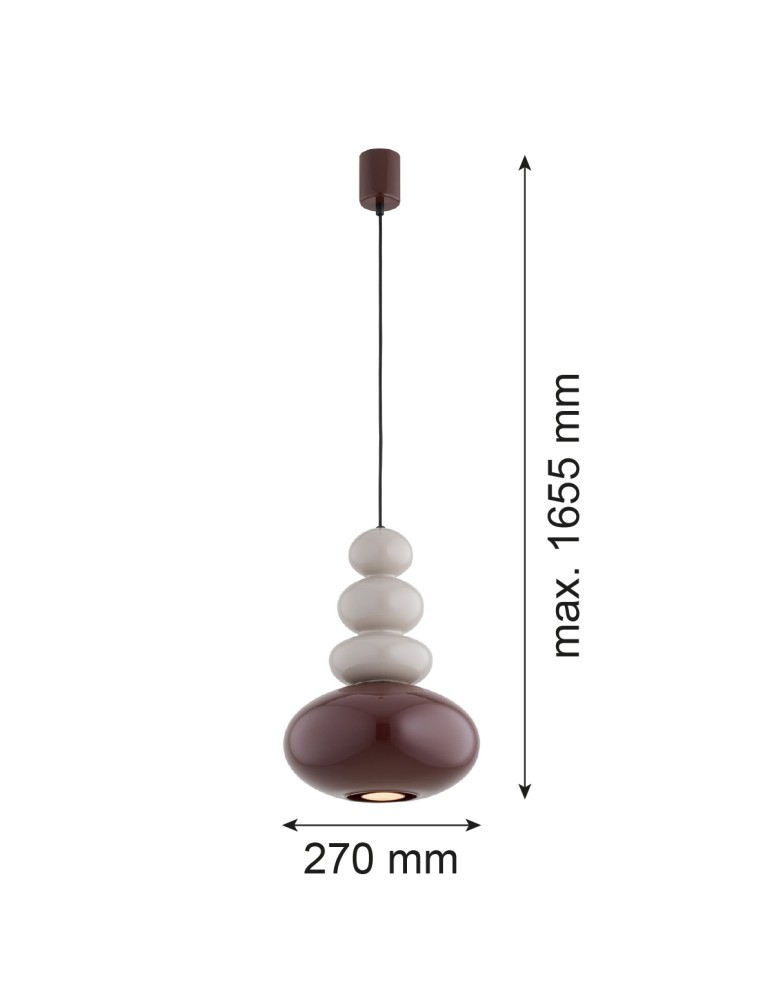 Argon DIEGO 8820  GU10 (nie zawiera źródła światła) / 230V szkło, stal lakierowana