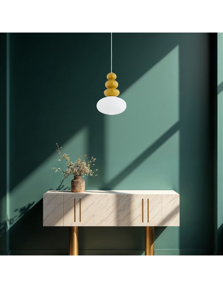 Single pendant lamps - Argon DIEGO 8821 GU10 (light source not included) / 230V glass, painted steel - product kolory-swiatla.pl 4