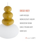 Argon DIEGO 8821  GU10 (nie zawiera źródła światła) / 230V szkło, stal lakierowana