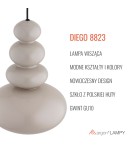 Argon DIEGO 8823 GU10 (nie zawiera źródła światła) / 230V szkło, stal lakierowana Argon DIEGO 8823 GU10 (nie zawiera źródła światła) / 230V szkło, stal lakierowana