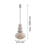 Single pendant lamps - Argon DIEGO 8823 GU10 (light source not included) / 230V glass, painted steel - product 11