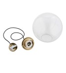 Argon SACRAMENTO 8828  GX53 (żarówka o mocy 8W stanowi element gratisowy - na wyposażeniu) / 230V 2700K szkło, stal lakierow