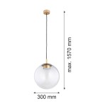Pendant lamps spheres - Argon SACRAMENTO 8828 GX53 (8W bulb is a complimentary item - included) / 230V 2700K glass, lacquered steel - product 11